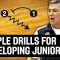 Simple drills for developing juniors – Brendan Joyce – Basketball Fundamentals