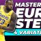Master These 4 EURO STEP FINISH Variations! ⛹️‍♂️ 🏀