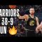 38-9 Warriors DOMINATING Run 🔥🔥