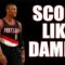 How To Score Like Damian Lillard | Punch Dribble 3 Pointer | Pro Training Basketball