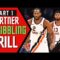 How To Improve Your Handles | Partner Dribbling Drill (Part 1) | Pro Training Basketball