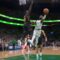 Jaylen Brown Gets Acrobatic Scoop Layup To Fall | #NBAFinals
