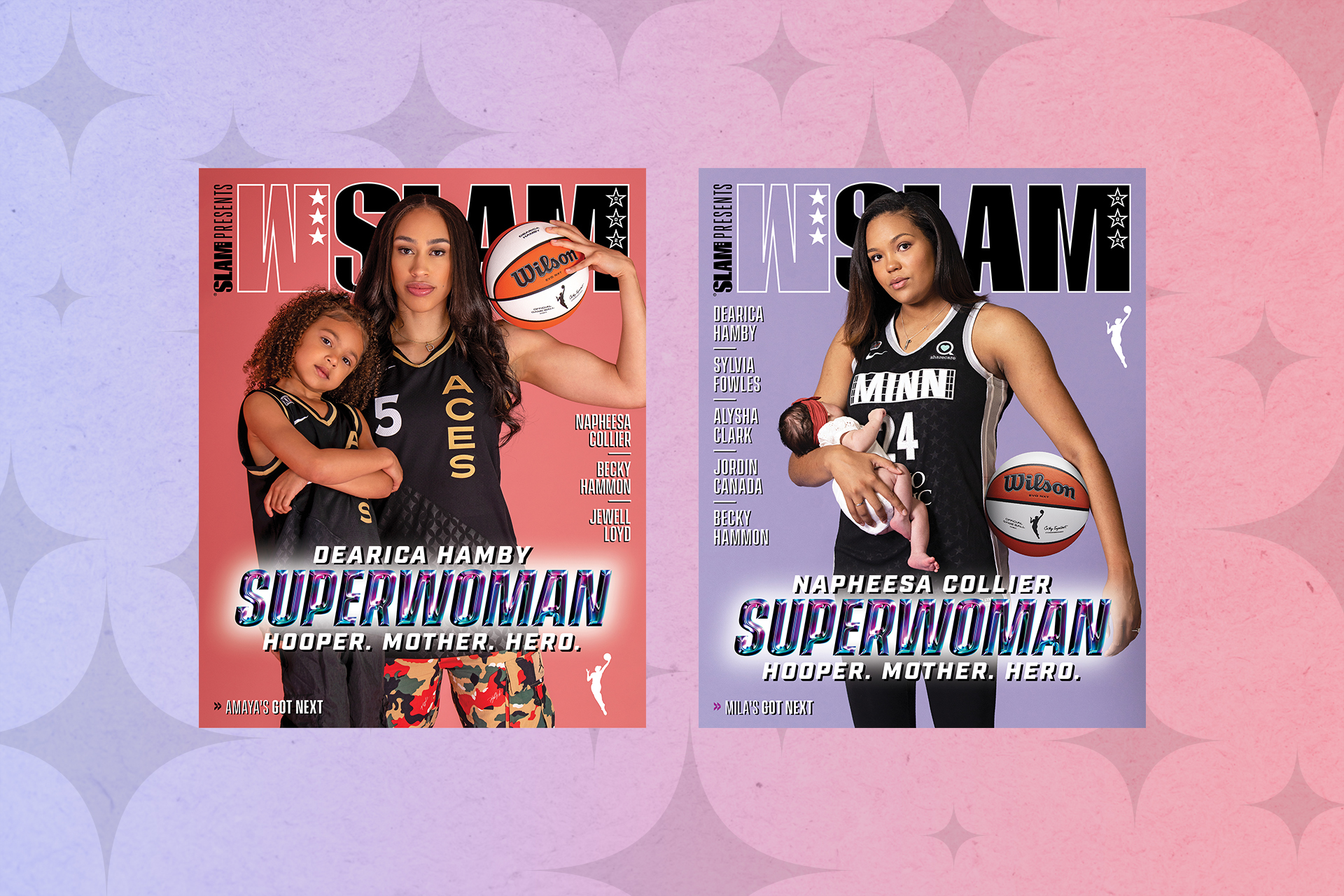 Napheesa Collier and Dearica Hamby on Balancing Basketball with Motherhood While Inspiring the Next Generation
