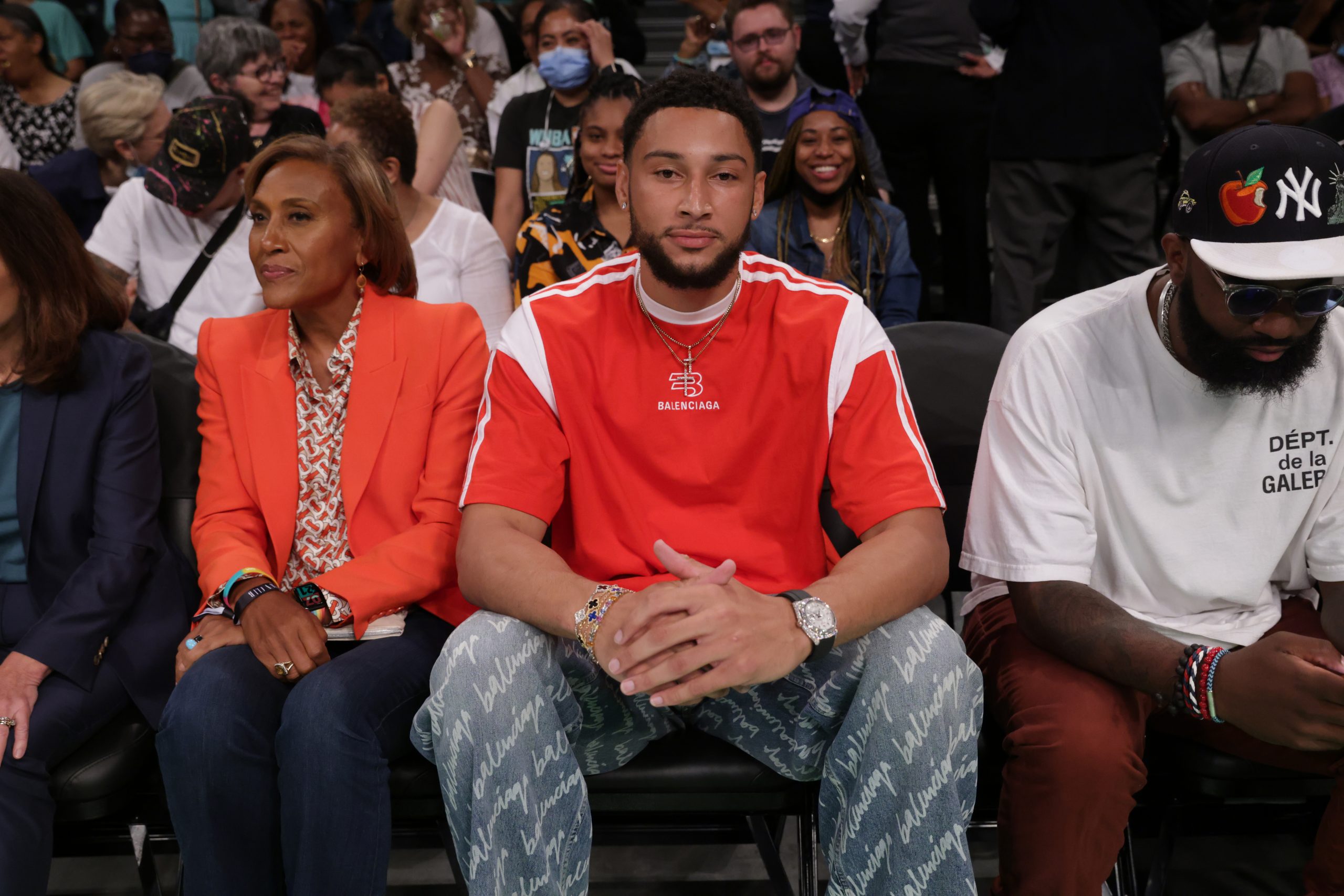 REPORT: Ben Simmons Left Nets Group Chat After Being Asked if He Would Play in Playoffs