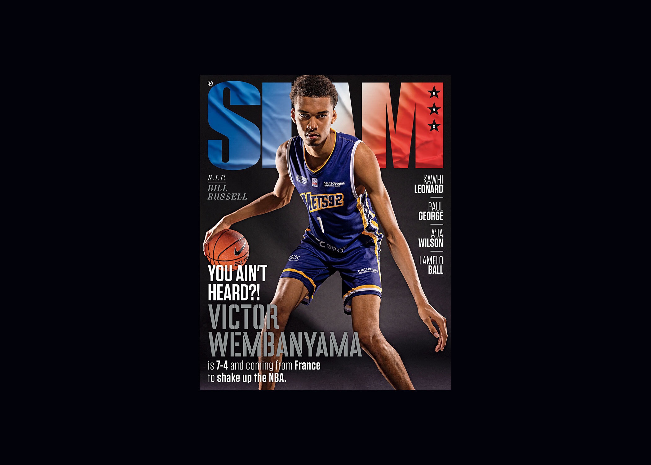 French NBA Draft Prospect Victor Wembanyama Covers SLAM 240