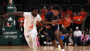 College basketball rankings: Virginia tumbles from top 10 as Purdue