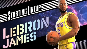 Starting Lineup New LeBron James NBA Action Figure Captures the