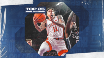 College basketball rankings: Clemson enters Top 25 And 1 after