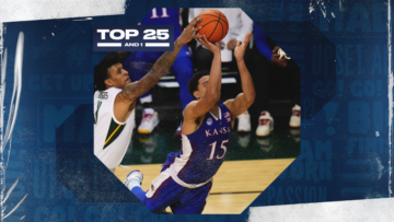 College basketball rankings: Kansas slips in Top 25 And 1