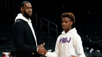 LeBron James says son Bronny can go to any college