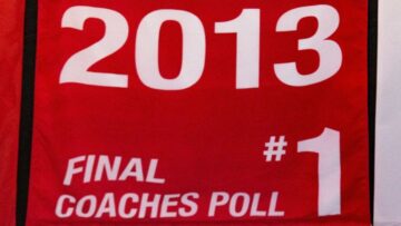 LOOK: Louisville unveils ‘Final Coaches Poll #1’ banner to commemorate