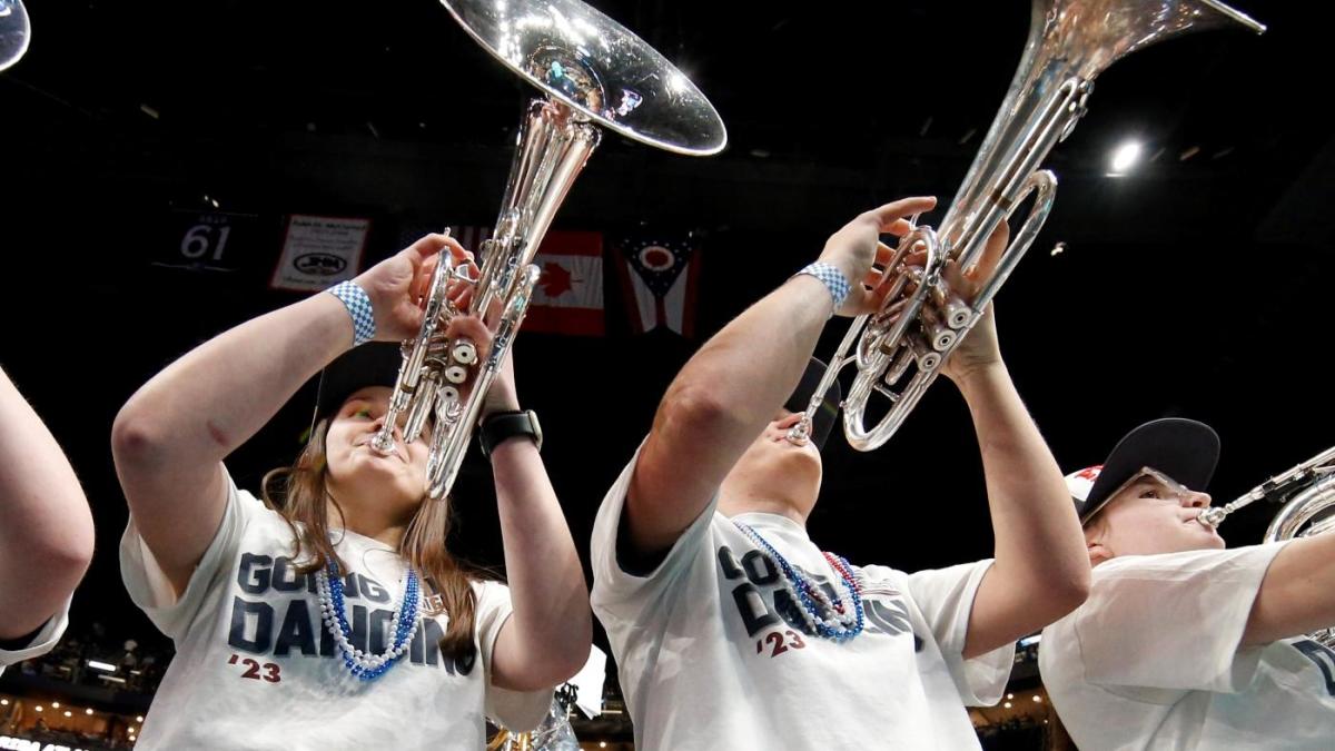 March Madness 2023: Fairleigh Dickinson gets assist from Dayton's pep band for Purdue, Florida Atlantic games