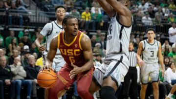 USC’s Bronny James scores career-high against Oregon State on father