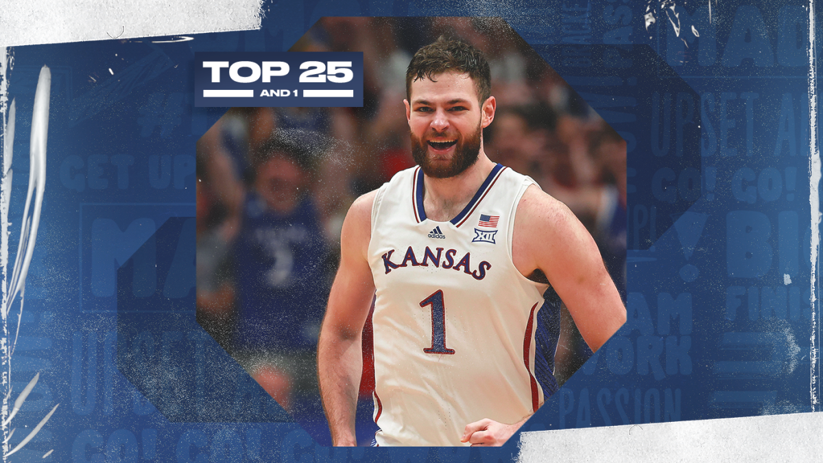 College basketball rankings: Kansas ascends to lead Top 25 And 1 once again after Purdue, Houston stumble