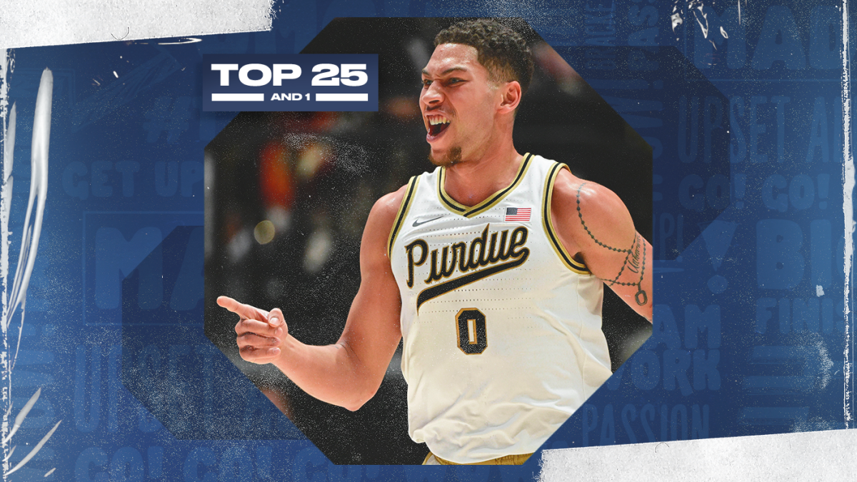 College basketball rankings: Purdue edges UConn for No. 1 in latest Top 25 And 1 after routing Penn State