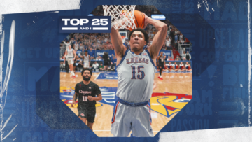 College basketball rankings: Kansas lurks outside top five after impressively