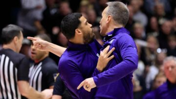 Purdue survives vs. Northwestern as Wildcats coach Chris Collins ejected