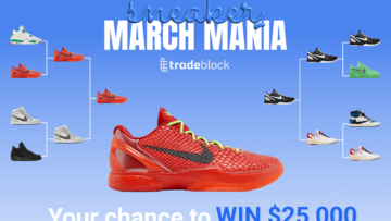Tradeblock Announces Sneaker March Mania Bracket Challenge