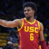 USC’s Bronny James, son of Lakers star LeBron James, in